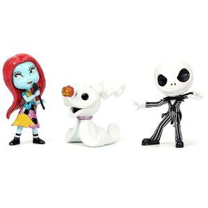 Disney Nightmare Before Christmas Metalfigs 2.5” Die-Cast 3Pcs *Box Damage*